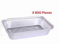 Hotpack Aluminium Container Base With Lid 800 Pieces - 1077HPBE+1077L