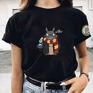 My Neighbor Totoro No Face man T-shirt Cartoon Manga Anime Graphic T-shirt For Men's Women's Unisex Adults' Hot Stamping 100% Polyester miniinthebox