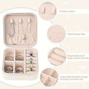 1pc Letter Multi Functional Portable Exquisite Small Jewelry Box Dust Proof For Earrings Necklaces Bead Accessories Storage Home Storage And Organization Bedroom Accessories Gifts For Girlfriend Lightinthebox