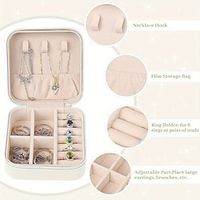 1pc Letter Multi Functional Portable Exquisite Small Jewelry Box Dust Proof For Earrings Necklaces Bead Accessories Storage Home Storage And Organization Bedroom Accessories Gifts For Girlfriend Lightinthebox - thumbnail