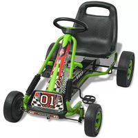 Megastar Crash N Go Kart Pedal Bike - Green (UAE Delivery Only)