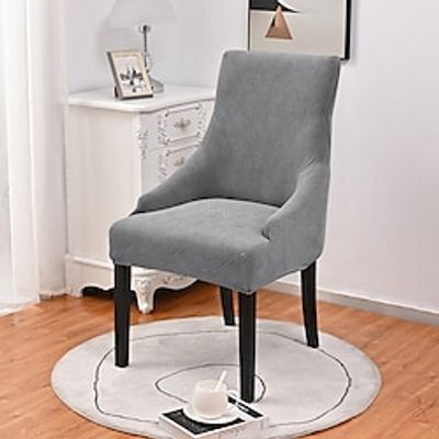 Dining Chair Cover Stretch Chair Seat Slipcover Soft Durable Washable Furniture Protector For Dining Room Party Lightinthebox