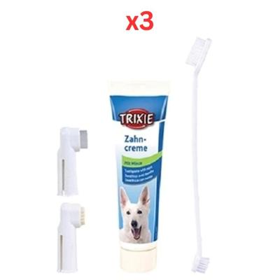 Trixie Dog Dental Kit (Pack of 3)