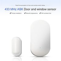 433MHz Door Window Alarm Sensor Wireless Magnetic Switch Contact Detector Signaling for Intruder Security Alarm System miniinthebox - thumbnail