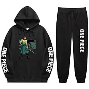 Inspired by One Piece Roronoa Zoro Hoodie Anime 100% Polyester Anime Harajuku Graphic Kawaii Pants For Men's / Women's / Couple's miniinthebox