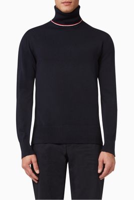 Moncler Turtleneck Sweater in Virgin Wool Moncler Turtleneck Sweater in Virgin Wool