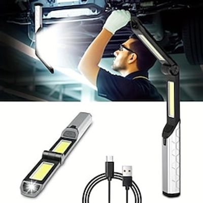 1pc Rechargeable LED Work Light, 4 Modes Portable Magnetic 180°Rotate Mechanic Light for Car Repairing Emergency Lightinthebox 1pc Rechargeable LED Work Light, 4 Modes Portable Magnetic 180°Rotate Mechanic Light for Car Repairing Emergency Lightinthebox