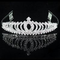 Elegant Wedding Bridal Tiara Rhinestone Crystal Crown Pageant Prom Hair Headband