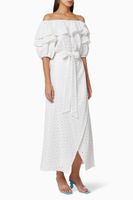 Gaga Frill Cotton Dress - thumbnail