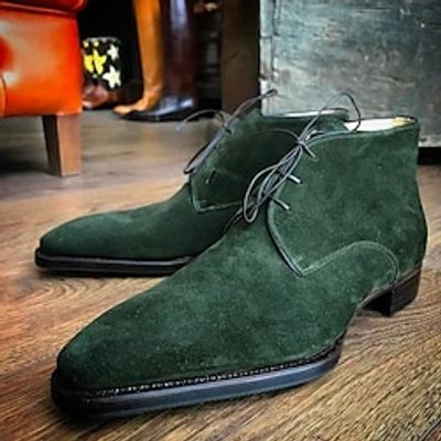 Men's Boots Formal Shoes Dress Shoes Walking British Daily Cloth Warm Wear Resistance Booties Ankle Boots Lace-up Green Fall Winter Lightinthebox Men's Boots Formal Shoes Dress Shoes Walking British Daily Cloth Warm Wear Resistance Booties Ankle Boots Lace-up Green Fall Winter Lightinthebox