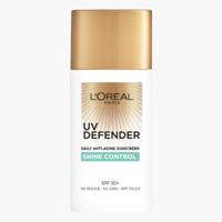 Loreal UV Defender Shine Control Daily Anti-Ageing Sunscreen SPF 50+ - 50 ml