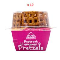 Smart Gourmet Beetroot Hummus and Pretzels, 12X140G