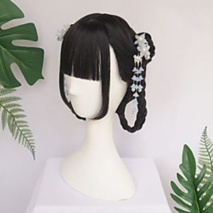 Traditional Chinese Wigs The Style Of Ancient Girls Antique Costume Cos Wig Headgear Chinese Style Hair And Wig Customization Lightinthebox