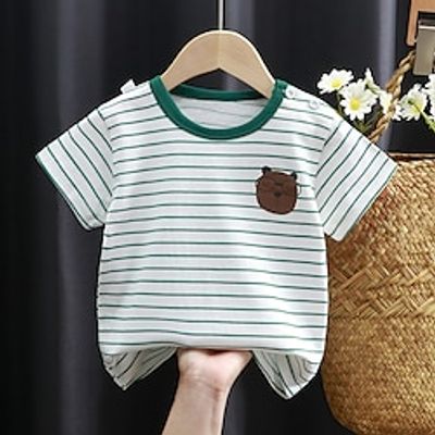 Children's Short Sleeved T-Shirt Made Of Pure Cotton For Girls, Summer Clothing For Babies, Summer Clothing For Children Lightinthebox
