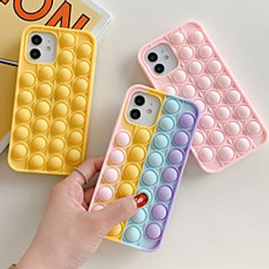 Phone Case For Apple Back Cover iPhone 12 Pro Max 11 SE 2020 X XR XS Max 8 7 6 Shockproof Dustproof Solid Colored Silicone Lightinthebox
