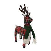 Chadmol Tartant Tabletop Standing Reindeer 40 CM