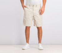 Mens Stretch Classic-Fit Shorts  Khaki - thumbnail