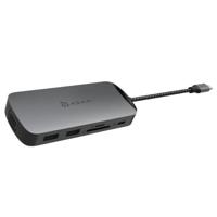 ADAM Elements CASA HUB X DP USB-C 8K 10-in-1 Hub - Grey | Standalone 8K USB-C 10-in-1 Multifunction Hub - thumbnail