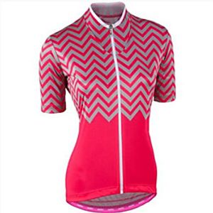 CAWANFLY Women's Short Sleeve Cycling Jersey Summer Dark Pink Bike Tracksuit Jersey Top Road Bike Cycling Quick Dry Sports Clothing Apparel / Micro-elastic miniinthebox