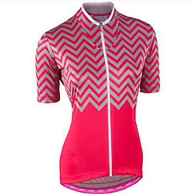 CAWANFLY Women's Short Sleeve Cycling Jersey Summer Dark Pink Bike Tracksuit Jersey Top Road Bike Cycling Quick Dry Sports Clothing Apparel / Micro-elastic miniinthebox