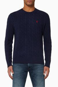 Cable-Knit Wool-Cashmere Jumper