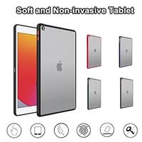 Tablet Case Cover For Apple Mini 10.9 10.5 11 9.7 iPad Air 5th 4th 10.9 ipad 9th 8th 7th Generation 10.2 inch Frosted Transparent Ultra Thin Solid Colored TPU PC miniinthebox - thumbnail