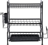 3-layer Stainless Steel Dish Rack-(RF10154)