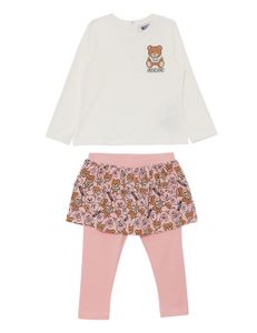 Bear T-Shirt & Legging Set - Multi-Color