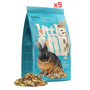 Little One Food For Rabbits 900G (Pack Of 5)