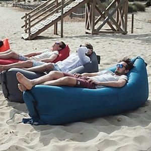 Portable Lazy Inflatable Sofa Outdoor Indoor Can Receive Air Bed Fast Folding Sofa Bed Lunch Break Bed Lightinthebox