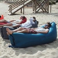 Portable Lazy Inflatable Sofa Outdoor Indoor Can Receive Air Bed Fast Folding Sofa Bed Lunch Break Bed Lightinthebox - thumbnail