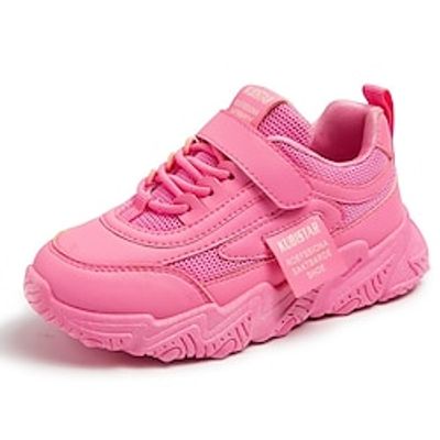 Girls' Trainers Athletic Shoes Daily Sports  Outdoors Casual Comfort Rubber Mesh Shock Absorption Breathability Non-slipping Sporty Look Big Kids(7years ) Little Kids(4-7ys) School Casual Daily miniinthebox