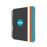 Collins Debden Delta Calendar Year 2024 A5 Day-To-Page Diary (With Appointments) - Blue - thumbnail