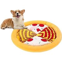 Pet PIZZA Sniffing mat can vocalize dog hiding food game training dog bowl indoor intelligence development toy mat Lightinthebox - thumbnail