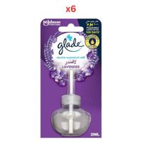 Glade Electric Scented Oil Lavendar 20 Ml Refill X 6