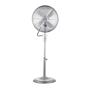 Crownline SF-401 | 16-Inch 4-Blades Metal Stand Fan| 3-Speed Levels| 7 Hours Timer with Remote Control