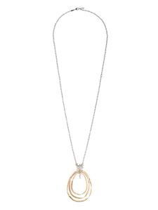 Brumani 18kt gold diamond Maitan necklace - ROSE GOLD