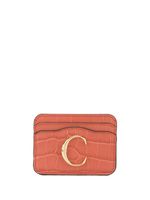 Chloé C logo cardholder - ORANGE