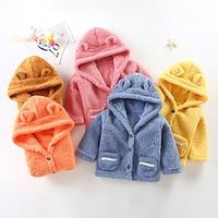 Kids Boys Robe Long Sleeve Yellow Pink Blue Solid Color Button Spring Fall Adorable Home 7-13 Years Lightinthebox - thumbnail
