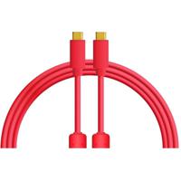 DJ Techtools Chroma Cables USB-C to USB-C 1M - Red