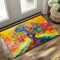 Abstract Tree of Life Doormat Non-Slip Oil Proof Rug Indoor Outdoor Mat Bedroom Decor Bathroom Mat Entrance Rug Door Mat Lightinthebox