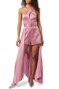 Ambra Satin Romper Ambra Satin Romper