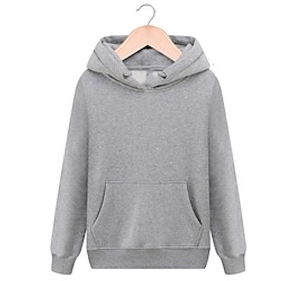 Men's Hoodie Pullover Hoodie Sweatshirt Solid Color Front Pocket Casual Daily Holiday non-printing Casual Streetwear Hoodies Sweatshirts  White Black Blue miniinthebox