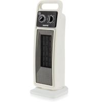 Geepas Ceramic Heater, Portable Electric Space Heater-White & Black-GRH28530