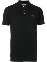 Maison Kitsuné tricolor fox polo shirt - Black