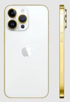 Apple iPhone 14 Pro Max (24K Edge Of Gold), 512GB , 6GB, 6.7-Inch Silver with FaceTime (UAE Delivery Only) - thumbnail