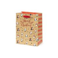 Legami Christmas Gift Bag - Medium - Penguin - thumbnail