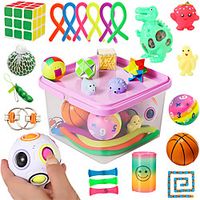 Christmas 2021 Advent Calendar for Kids Holiday Countdown Calendar with 27 Pcs Micro Fidget Toys Christmas for Childrens miniinthebox - thumbnail