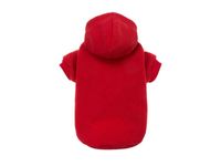 Pets Club Custom Soft Fleece Blank Designer Dog Hoodie Pet Cloth Red - 3XL