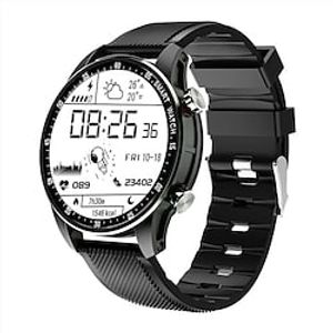 MV68 Smart Watch 1.3 inch Smartwatch Fitness Running Watch Bluetooth ECGPPG Sedentary Reminder Blood Oxygen Compatible with Android iOS Women Men Hands-Free Calls Step Tracker Custom Watch Face IP68 miniinthebox